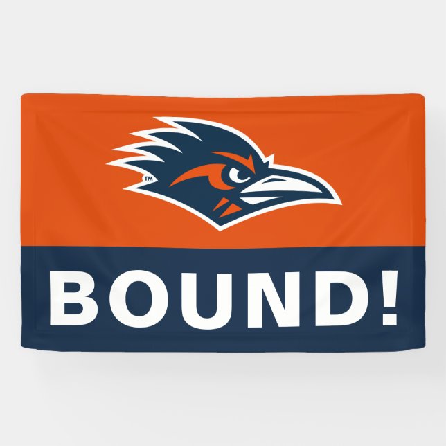 UTSA Roadrunners Logo Graduation Banner (Horizontal)