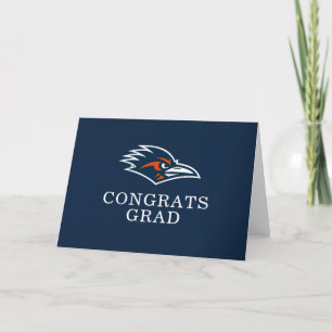 UTSA Roadrunners Logo Graduation Card