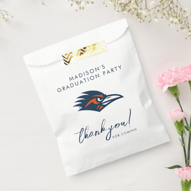 UTSA Roadrunners Logo Graduation Favor Bag (Sealed)