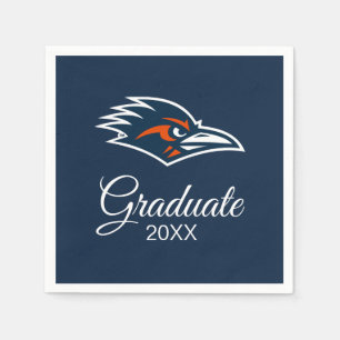 UTSA Roadrunners Logo Graduation Napkins