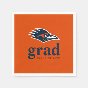 UTSA Roadrunners Logo Graduation Napkins