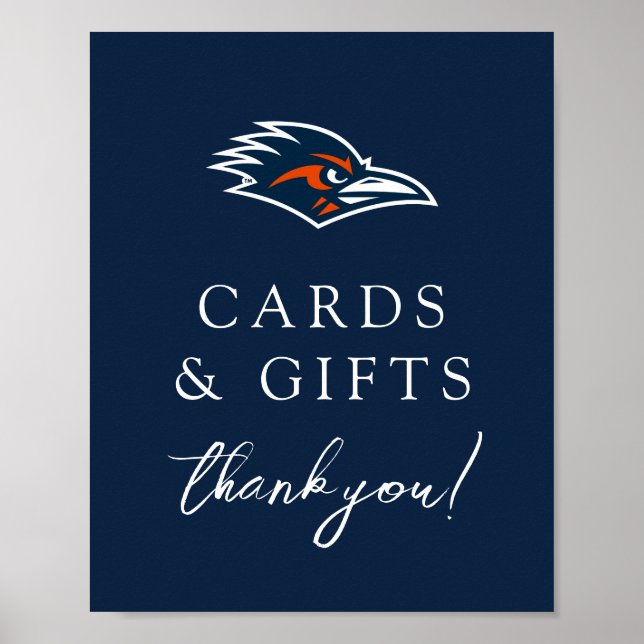 UTSA Roadrunners Logo Graduation Poster (Front)
