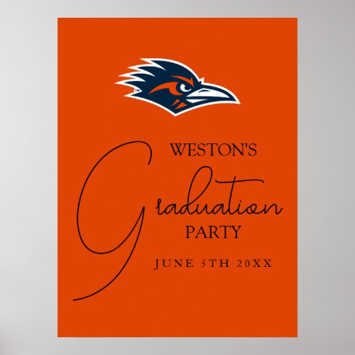UTSA Roadrunners Logo Graduation