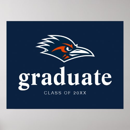 UTSA Roadrunners Logo Graduation