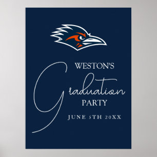 UTSA Roadrunners Logo Graduation Poster