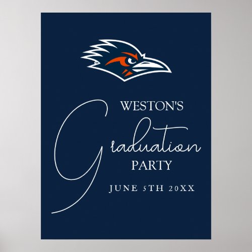 UTSA Roadrunners Logo Graduation