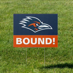 UTSA Roadrunners Logo Graduation Sign
