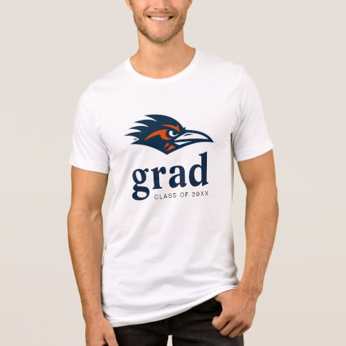 UTSA Roadrunners Logo Graduation Tri-Blend Shirt