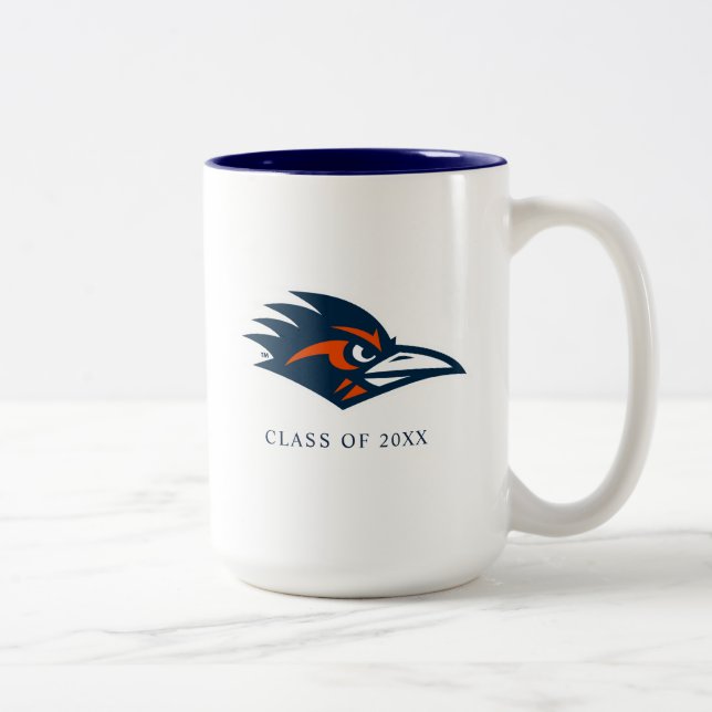 UTSA Roadrunners Logo Graduation Two-Tone Coffee Mug (Right)