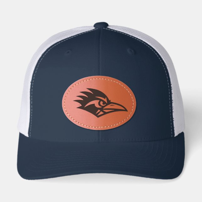 UTSA Roadrunners Logo Leather Patch Hat (Front)
