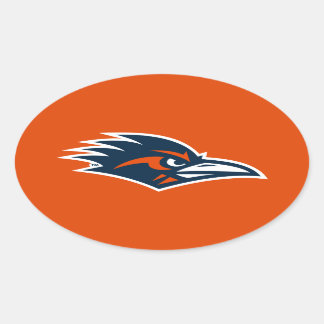 UTSA Roadrunners Logo Oval Sticker
