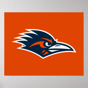 UTSA Roadrunners Logo Poster