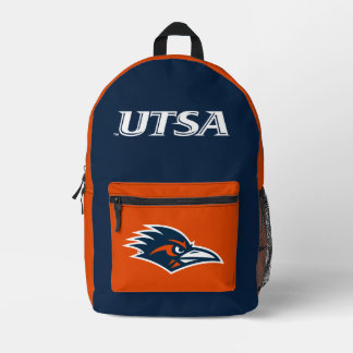 UTSA Roadrunners Logo Printed Backpack