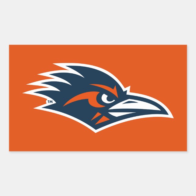 UTSA Roadrunners Logo Rectangular Sticker (Front)