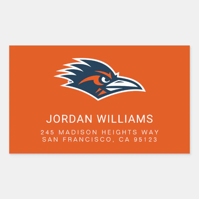 Utsa Logo Sticker UTSA Roadrunners Logo Rectangular Sticker | Zazzle