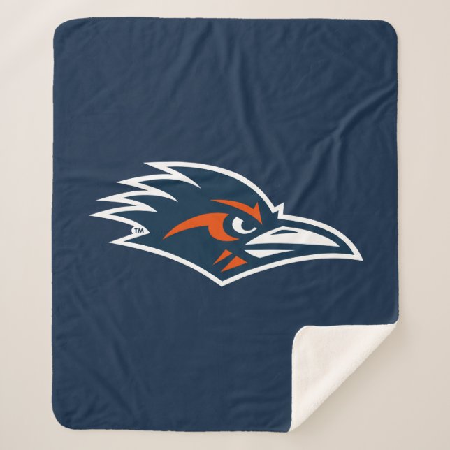 UTSA Roadrunners Logo Sherpa Blanket (Front)