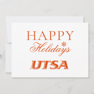 UTSA Wordmark Holiday Design Card