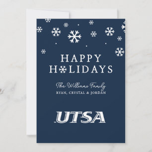 UTSA Wordmark Holiday Design Card