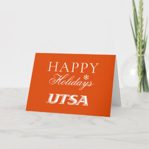 UTSA Wordmark Holiday Design Card