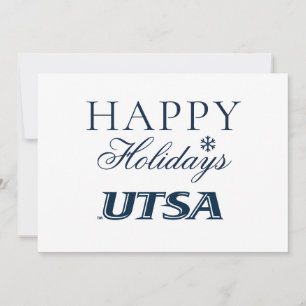 UTSA Wordmark Holiday Design Card