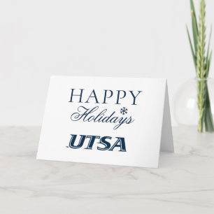 UTSA Wordmark Holiday Design Card