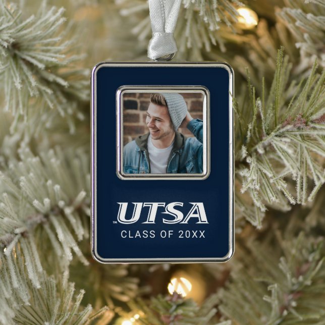 UTSA Wordmark Holiday Design Christmas Ornament (Tree)