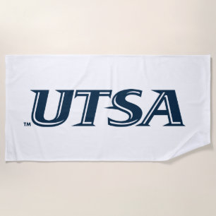 UTSA Wordmark Logo Beach Towel
