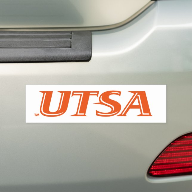 UTSA Wordmark Logo Car Magnet (In Situ)
