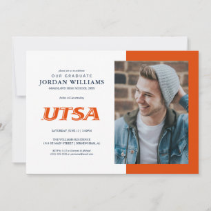 UTSA Wordmark Logo Graduation Announcement