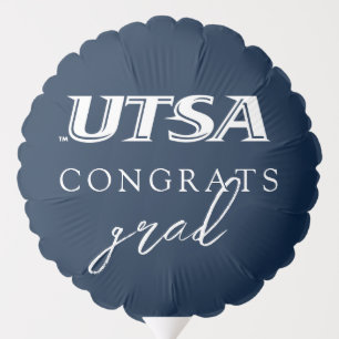 UTSA Wordmark Logo Graduation Balloon