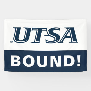 UTSA Wordmark Logo Graduation Banner