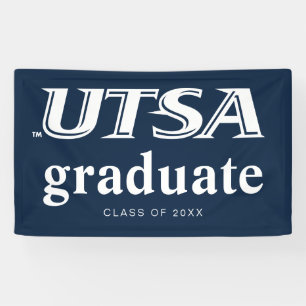 UTSA Wordmark Logo Graduation Banner