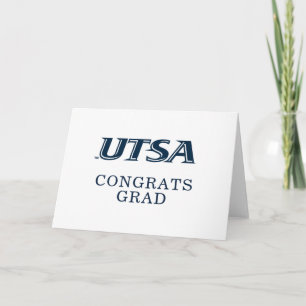 UTSA Wordmark Logo Graduation Card