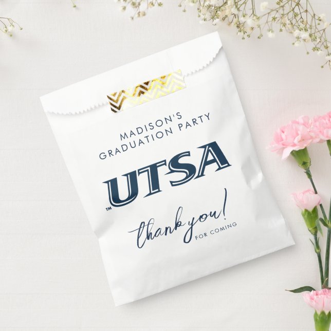 UTSA Wordmark Logo Graduation Favor Bag (Sealed)
