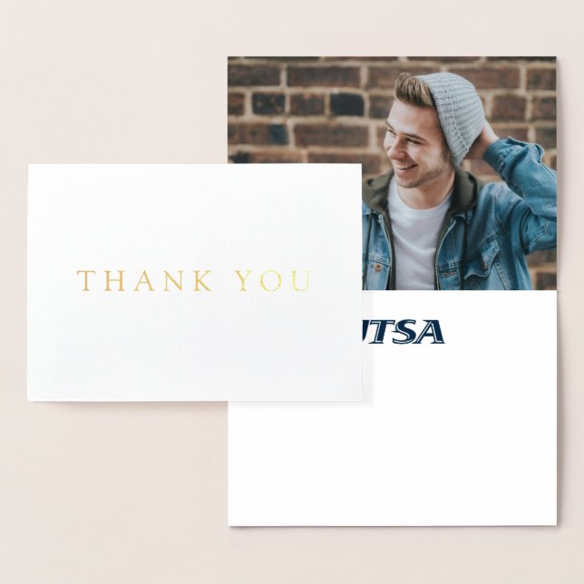 UTSA Wordmark Logo Graduation Foil Card (Display)