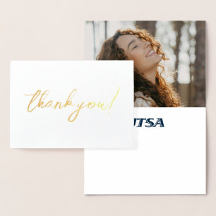 UTSA Wordmark Logo Graduation Foil Card