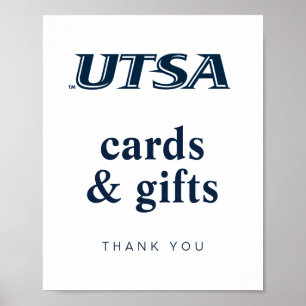 UTSA Wordmark Logo Graduation Poster