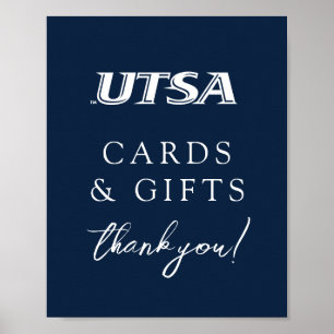 UTSA Wordmark Logo Graduation Poster