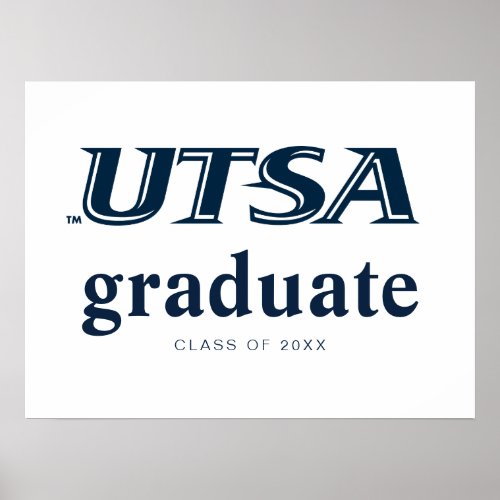 UTSA Wordmark Logo Graduation