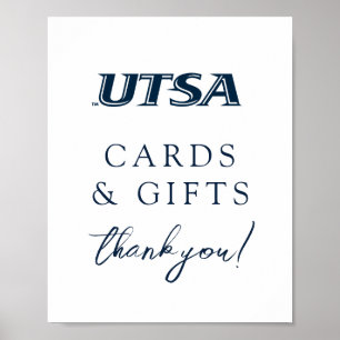 UTSA Wordmark Logo Graduation Poster