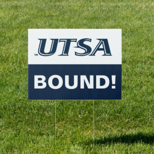 UTSA Wordmark Logo Graduation Sign