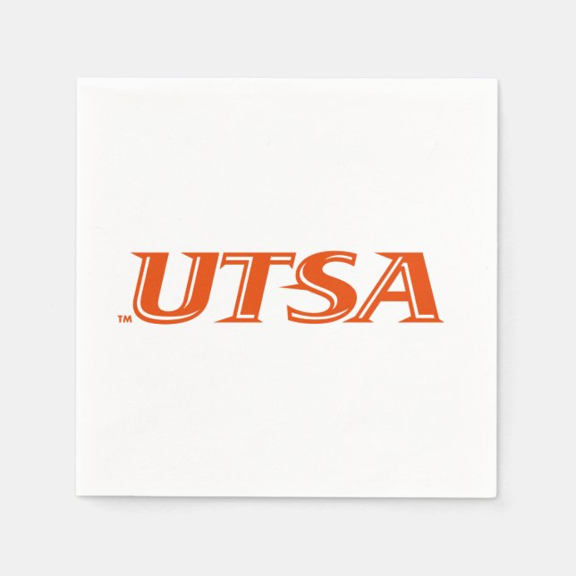 UTSA Wordmark Logo Napkins (Front)