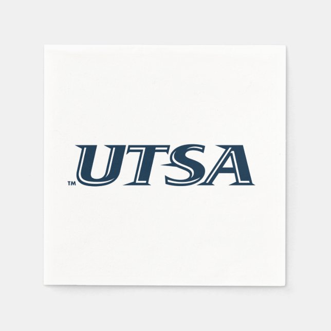 UTSA Wordmark Logo Napkins (Front)