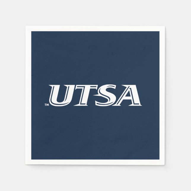 UTSA Wordmark Logo Napkins (Front)
