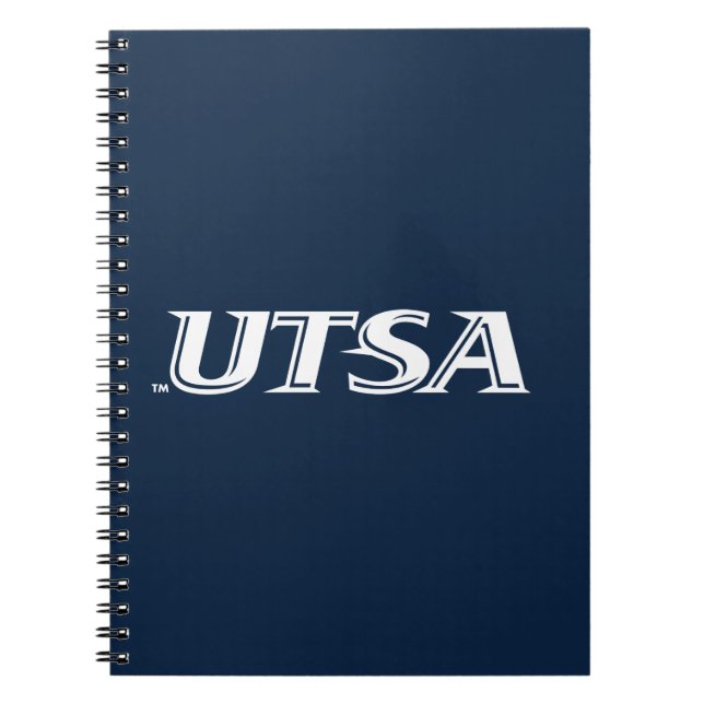 UTSA Wordmark Logo Notebook (Front)