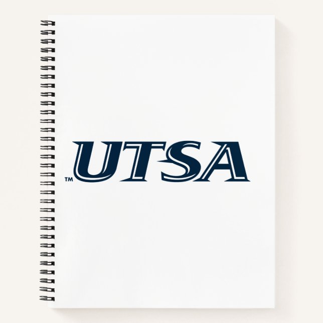 UTSA Wordmark Logo Notebook (Front)