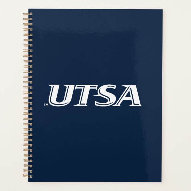 UTSA Wordmark Logo Planner (Front)