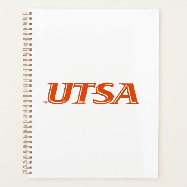 UTSA Wordmark Logo Planner (Front)