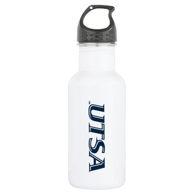 UTSA Wordmark Logo Stainless Steel Water Bottle (Front)