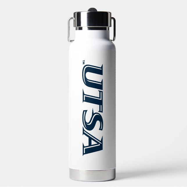 UTSA Wordmark Logo Water Bottle (Front)